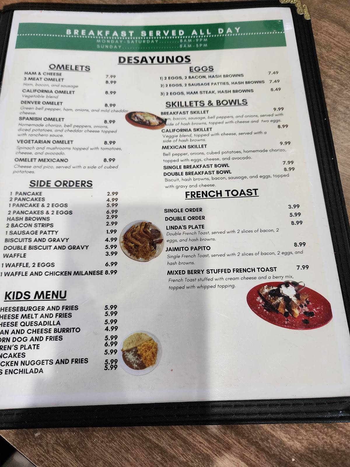 Menu at Lucy’s Ensenada Mexican Restaurant, Joplin, S Rangeline Rd
