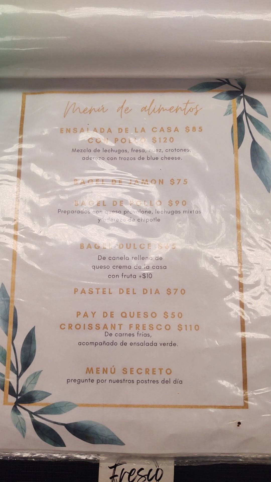 Menu at Rústico Gastro Park restaurant, Tijuana