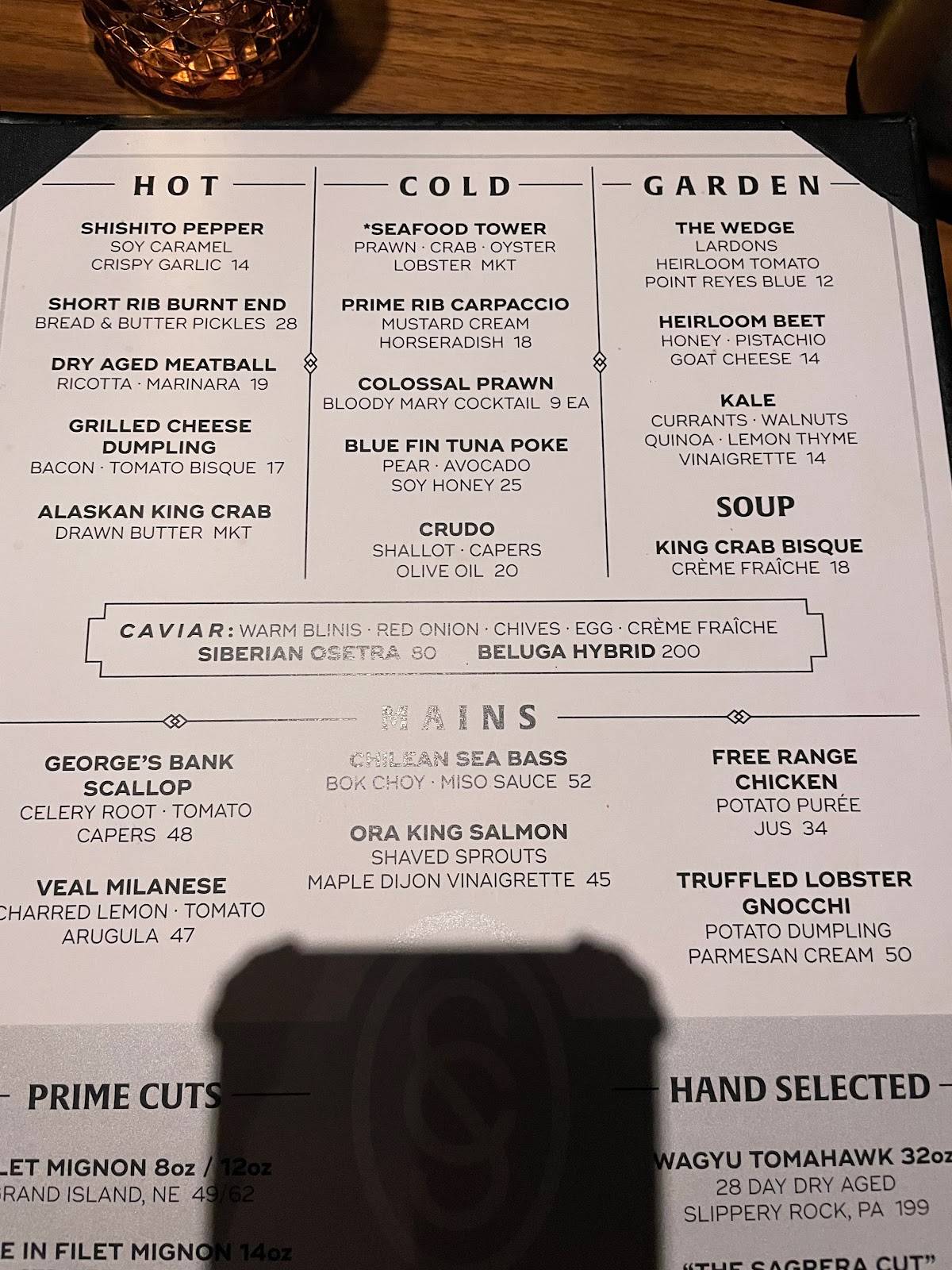 Menu At Supper Club BR Baton Rouge