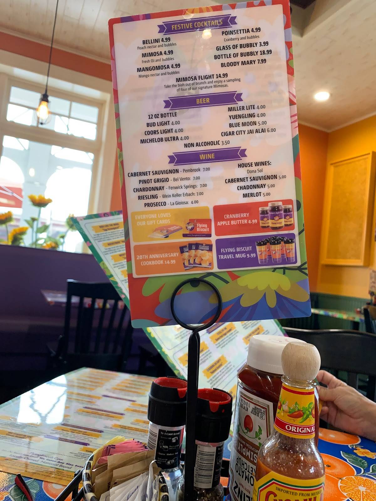 Menu at The Flying Biscuit Cafe, The Villages