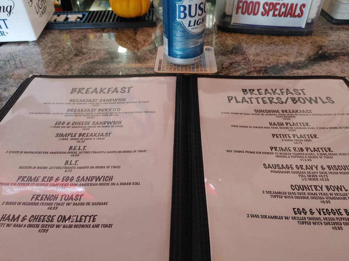 Menu at Weidner's Corner 2 - Baltimore, OH pub & bar, Baltimore