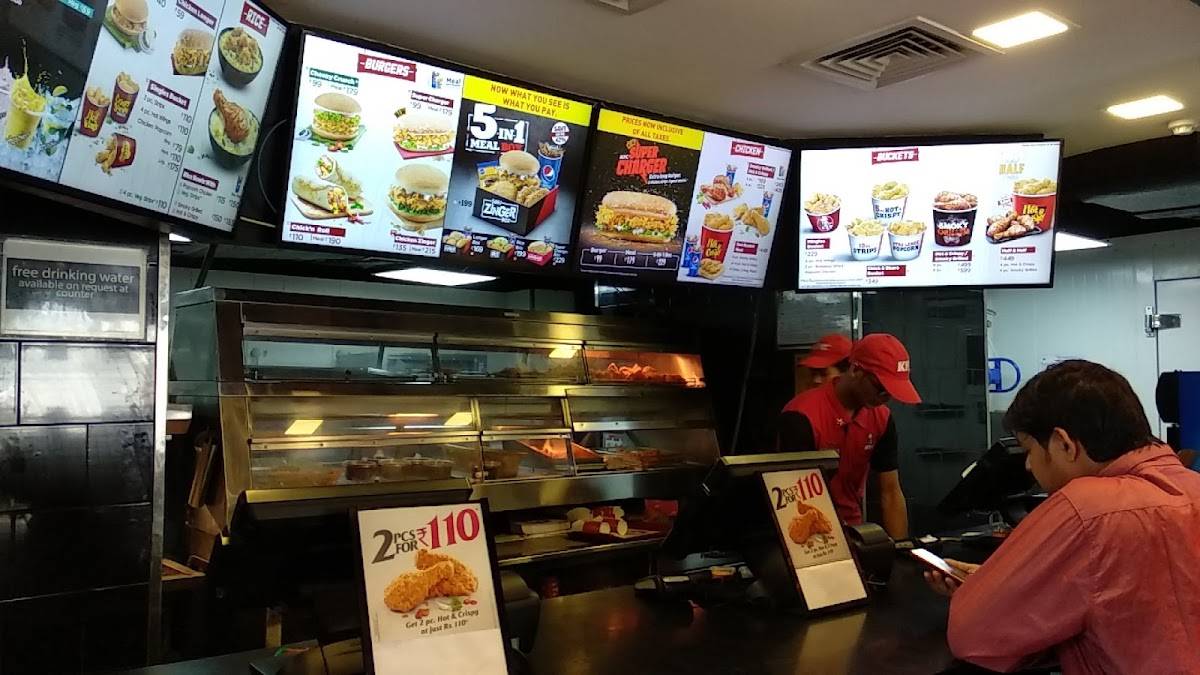 Menu at KFC, Agartala, KFC Restaurant