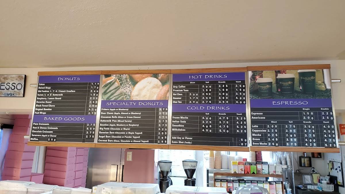 Menu at Donut House restaurant, Anacortes