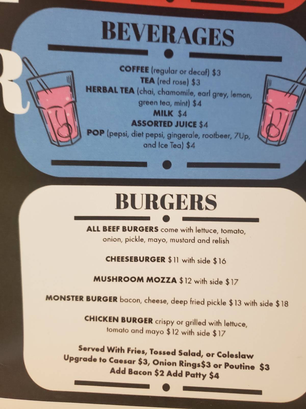 Menu at Apollo Pizza restaurant, Westlock