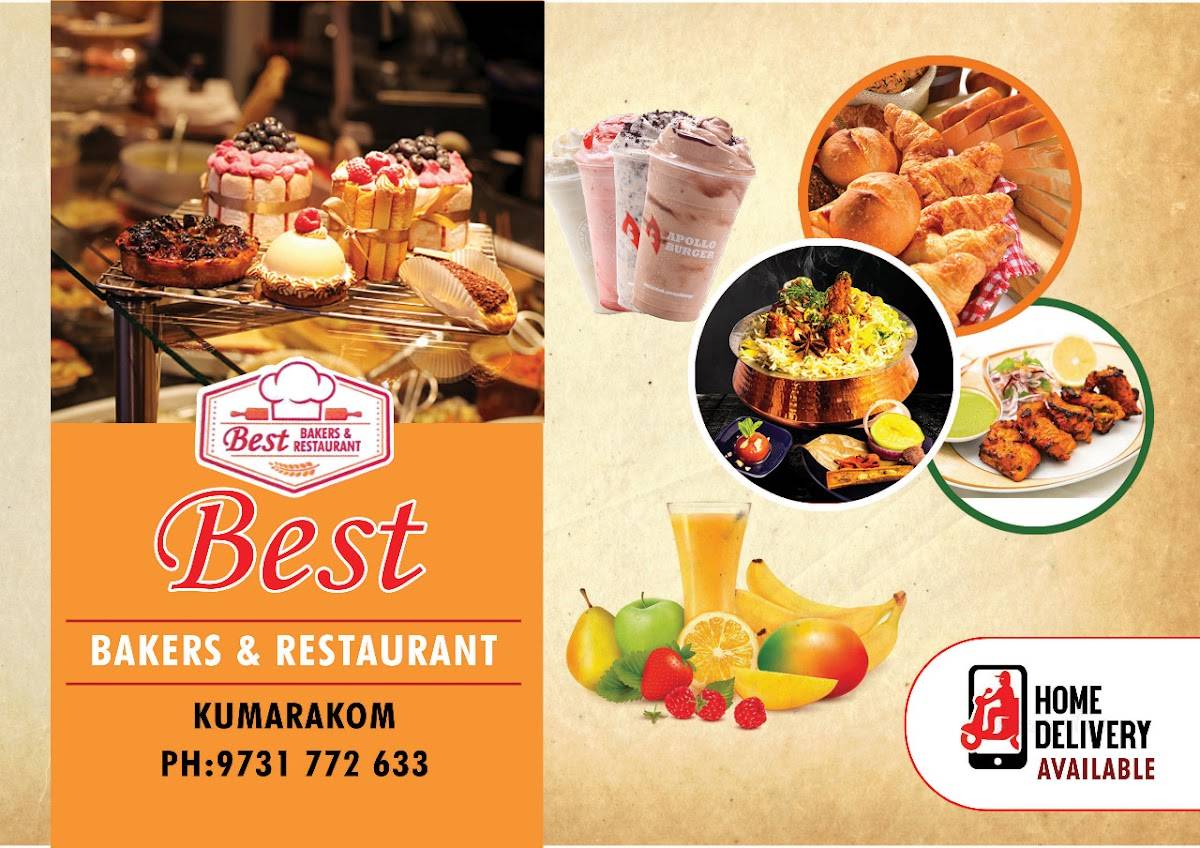 Menu at Best Bakers & Restaurant, Kumarakom