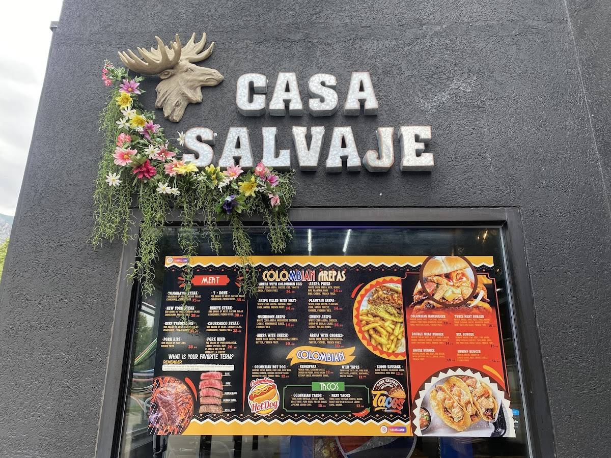 Menu at CASA SALVAJE restaurant, Murray