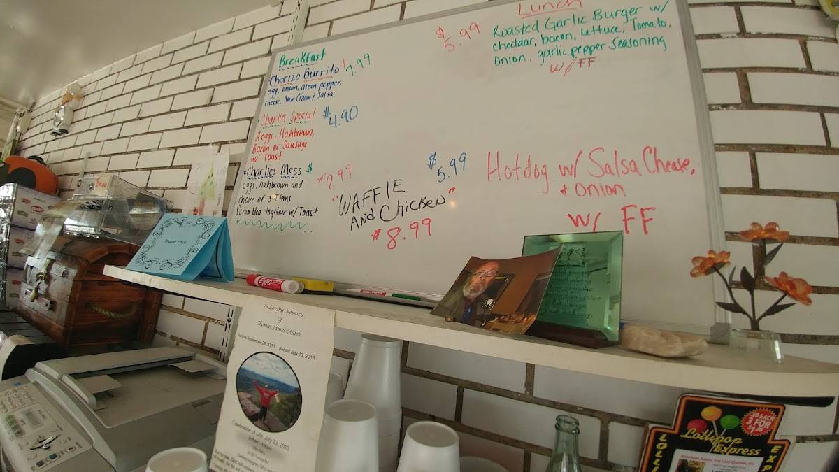 Menu at Charlie’s Dog House Diner restaurant, Cleveland, Brookpark Rd