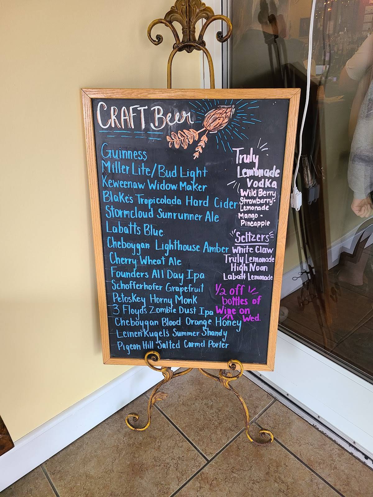 Menu at Mulligan's Restaurant, Cheboygan