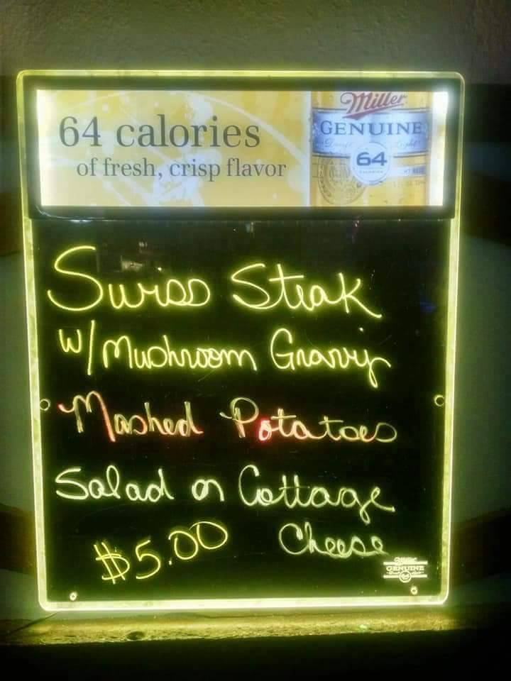 Menu at Frame's Tavern pub & bar, Canton
