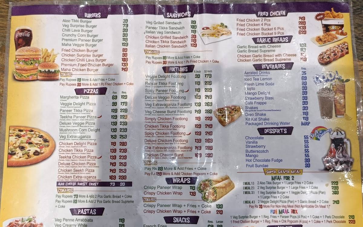 Menu at Grill Inn, Hajipur, Dak Bunglow Road