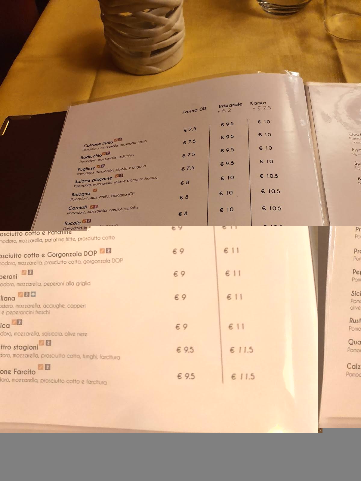 Menu da Il Casottino Ristorante Pizzeria, Fino Mornasco, Via Dogana