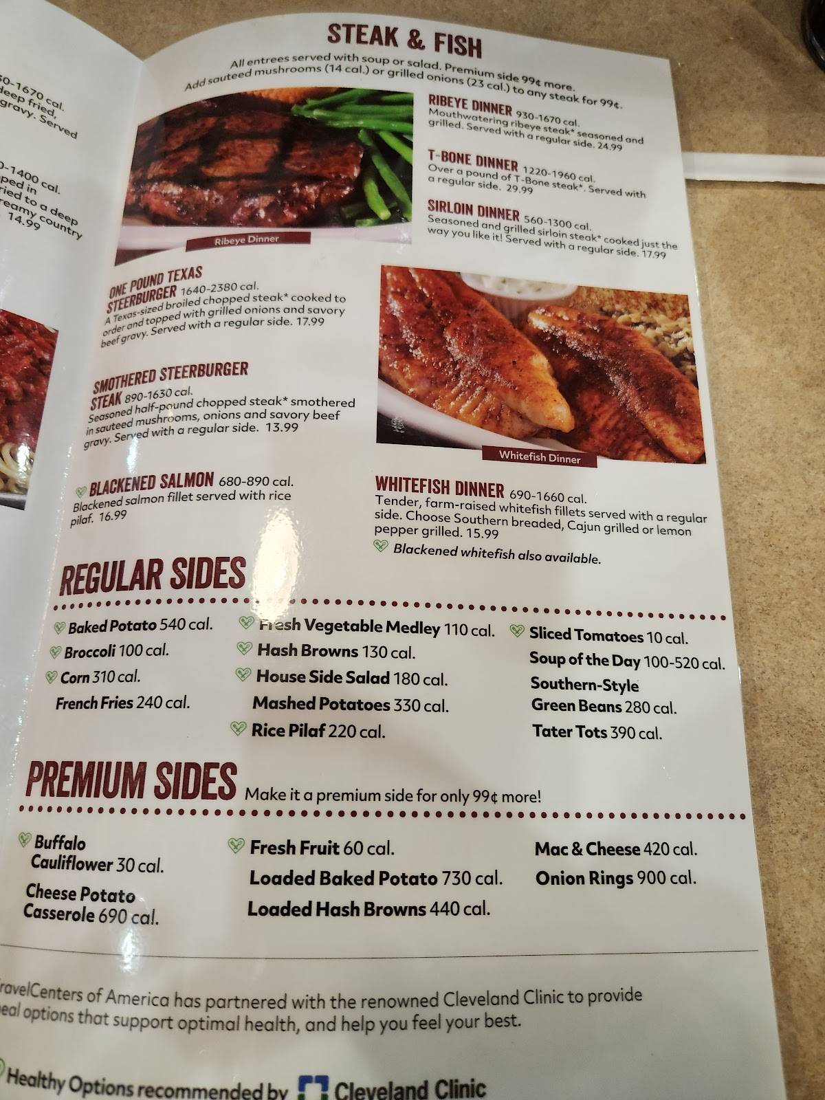 Menu at Iron Skillet restaurant, Kingdom City, Gold Rd