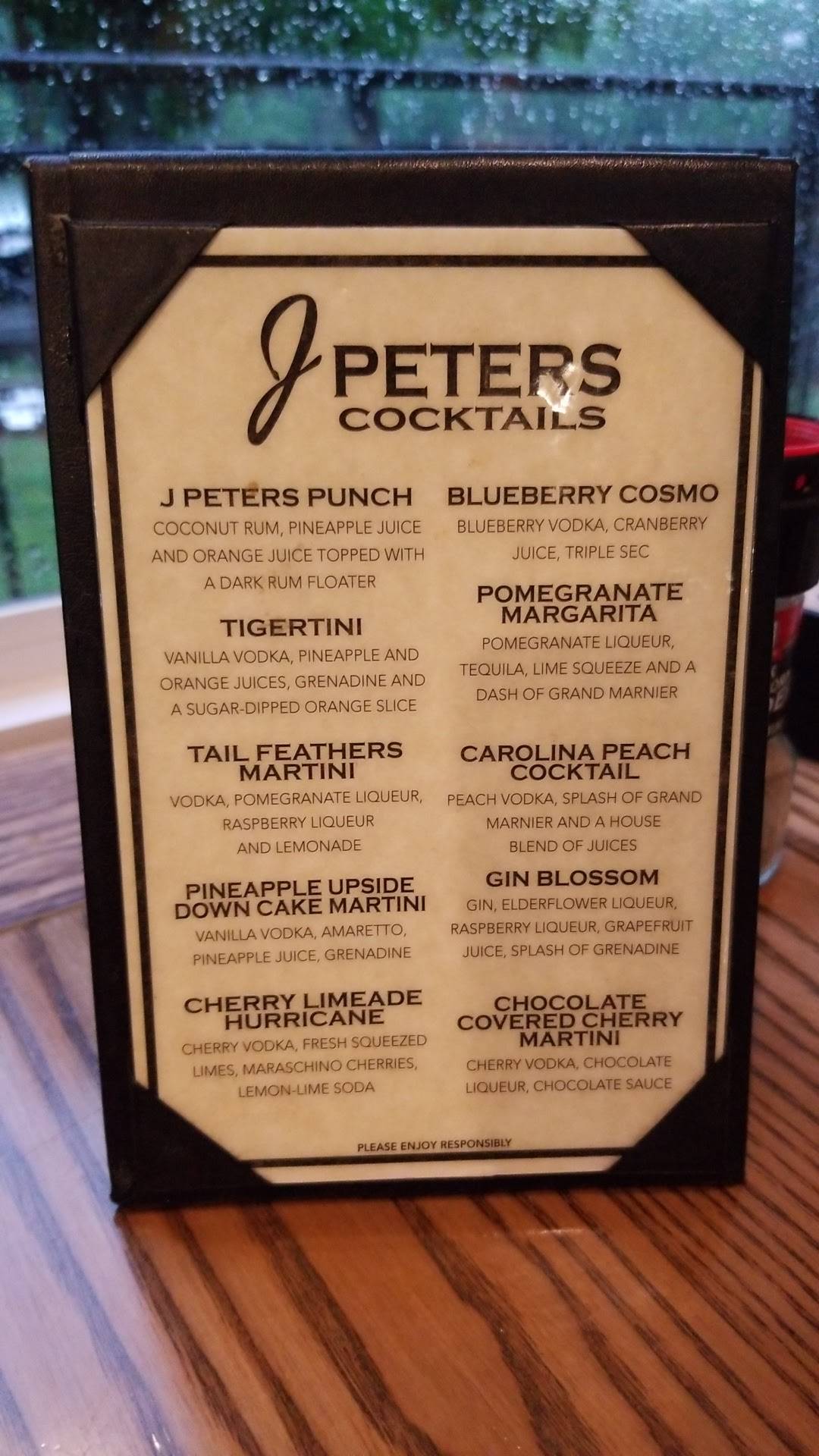 Menu at J.R. Cash's Grill & Bar, Mount Holly