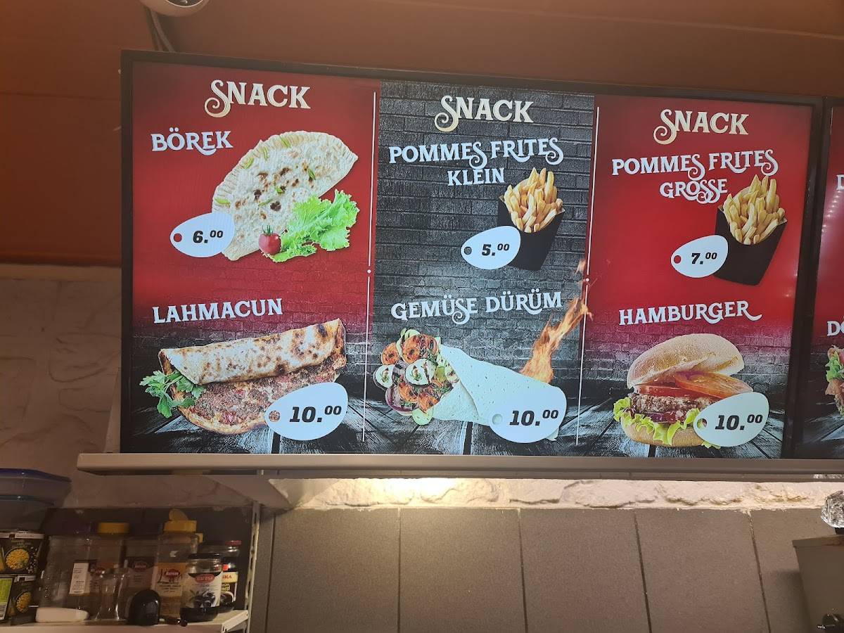 Menu au Kebab La Villa Tacos, Bienne, Unionsgasse 20