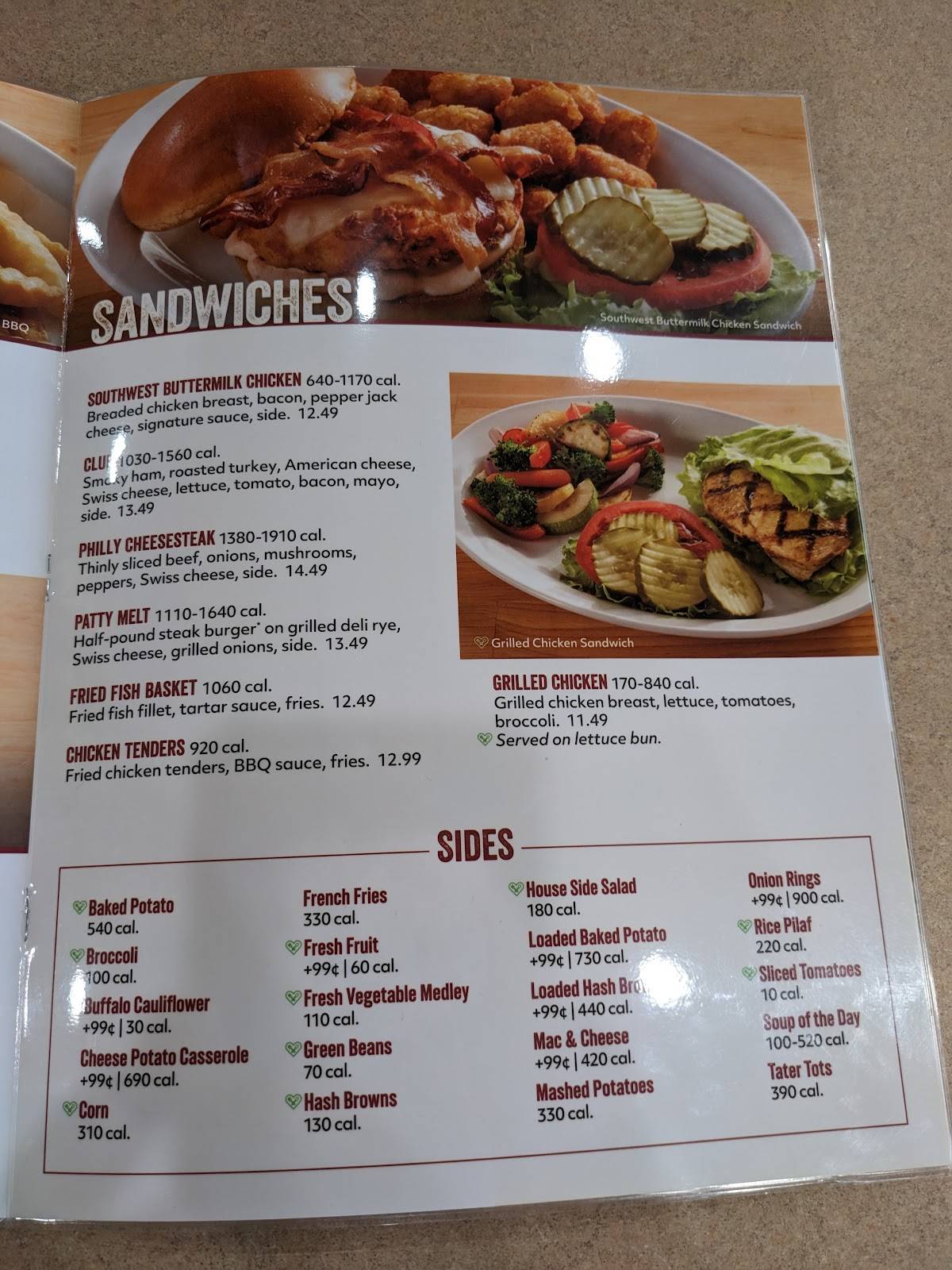 Menu at Iron Skillet restaurant, Kingdom City, Gold Rd