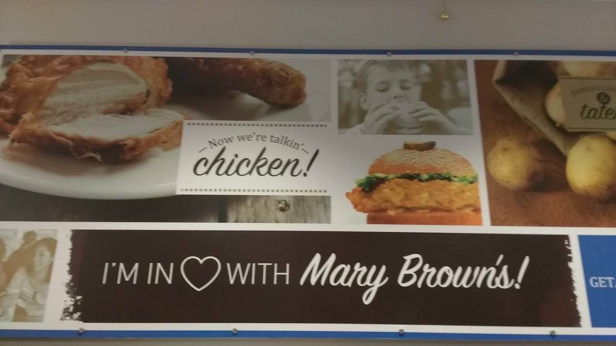 Menu at Mary Brown's Chicken fast food, Kelowna