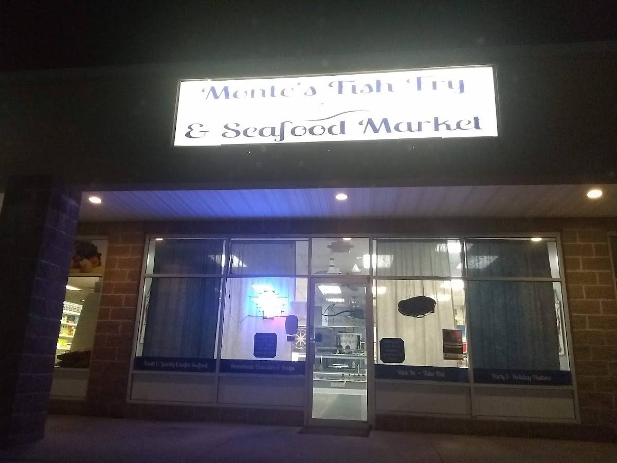 Menu at Monte's Fish Fry & Seafood Market restaurant, Toms River