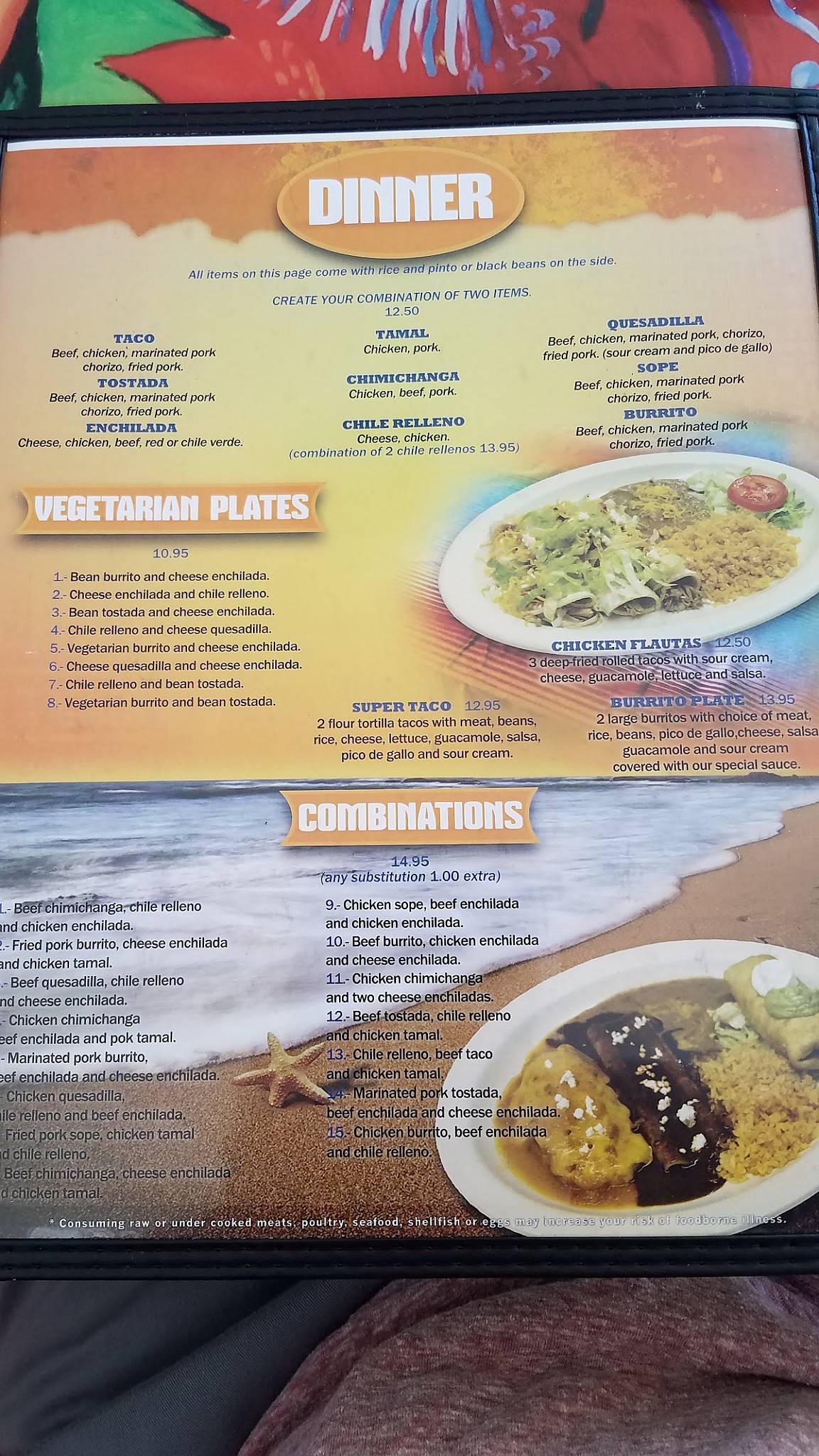 Menu at La Roca Mexican Restaurant, Newport