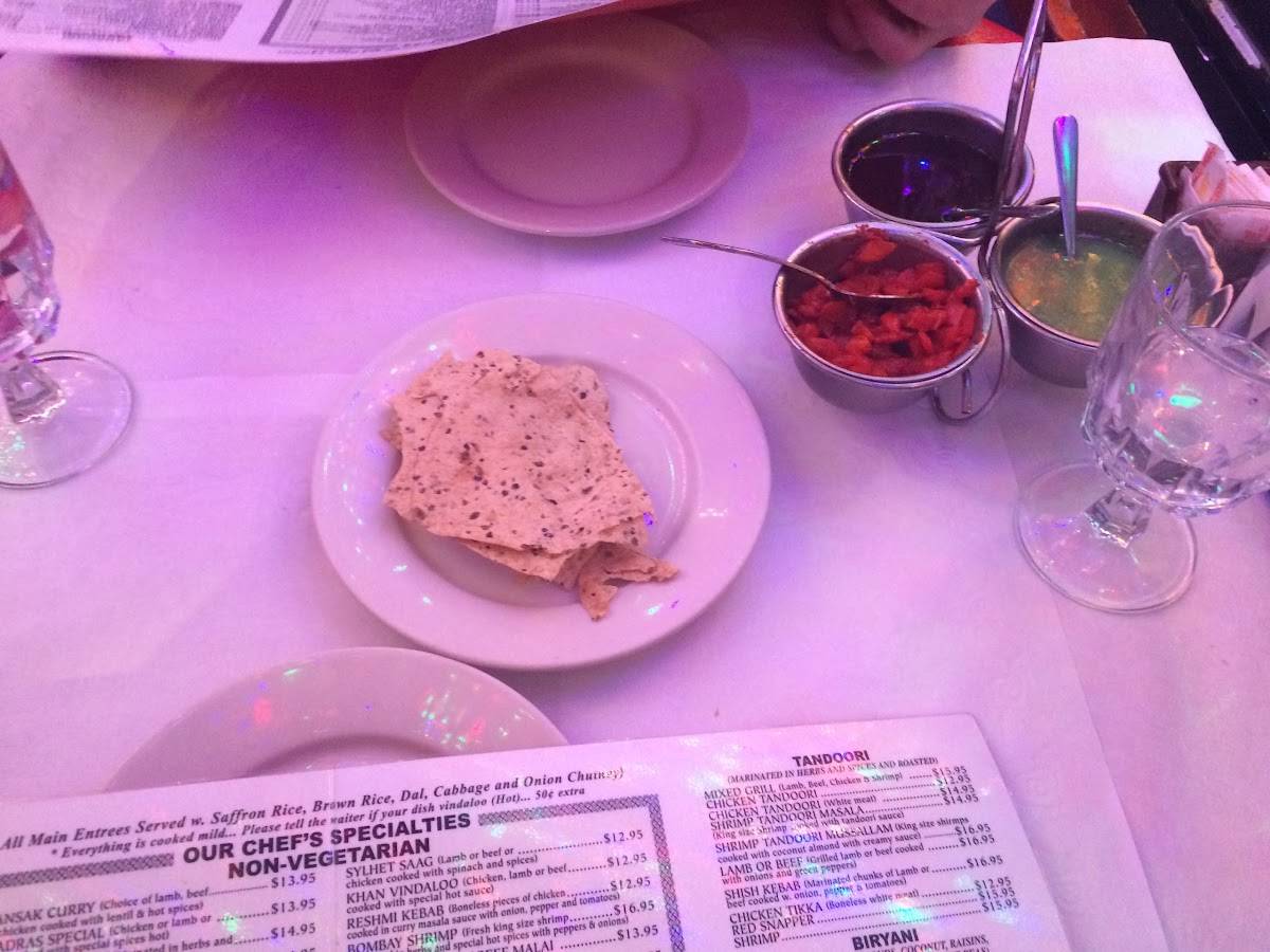 Menu at Panna II Garden Indian Restaurant, New York City
