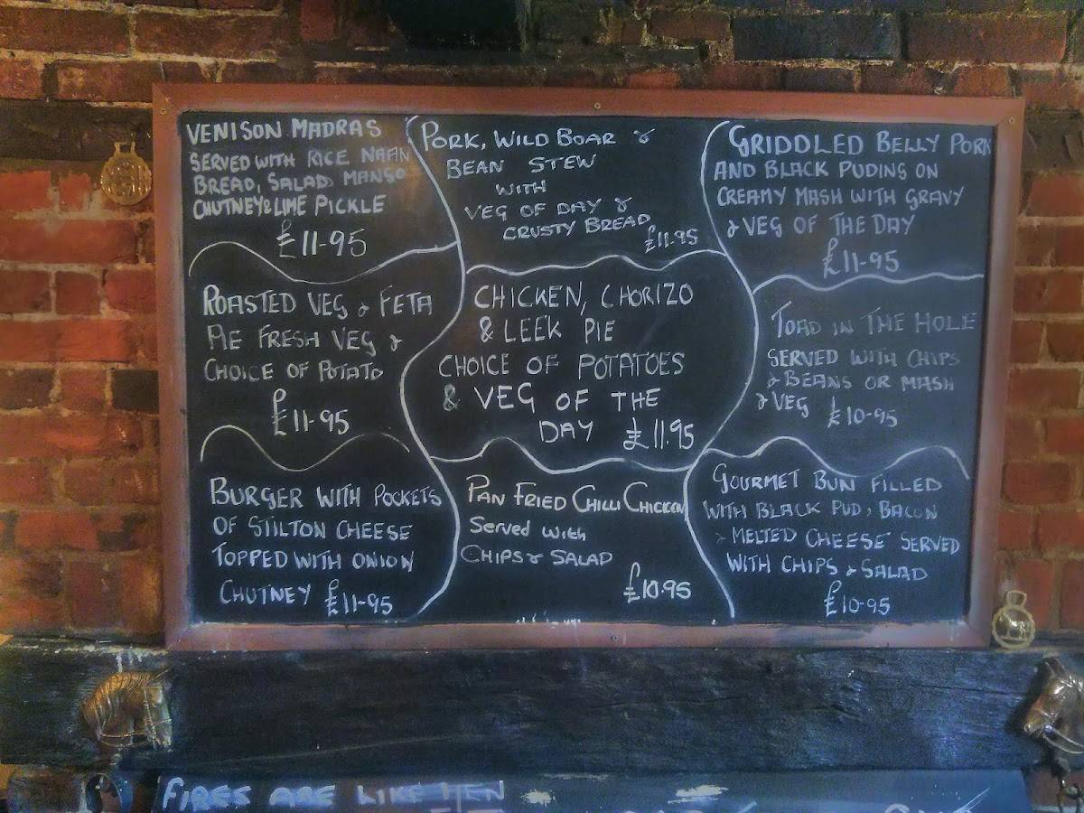 Menu At Fox And Goose Pub And Bar Greywell The St