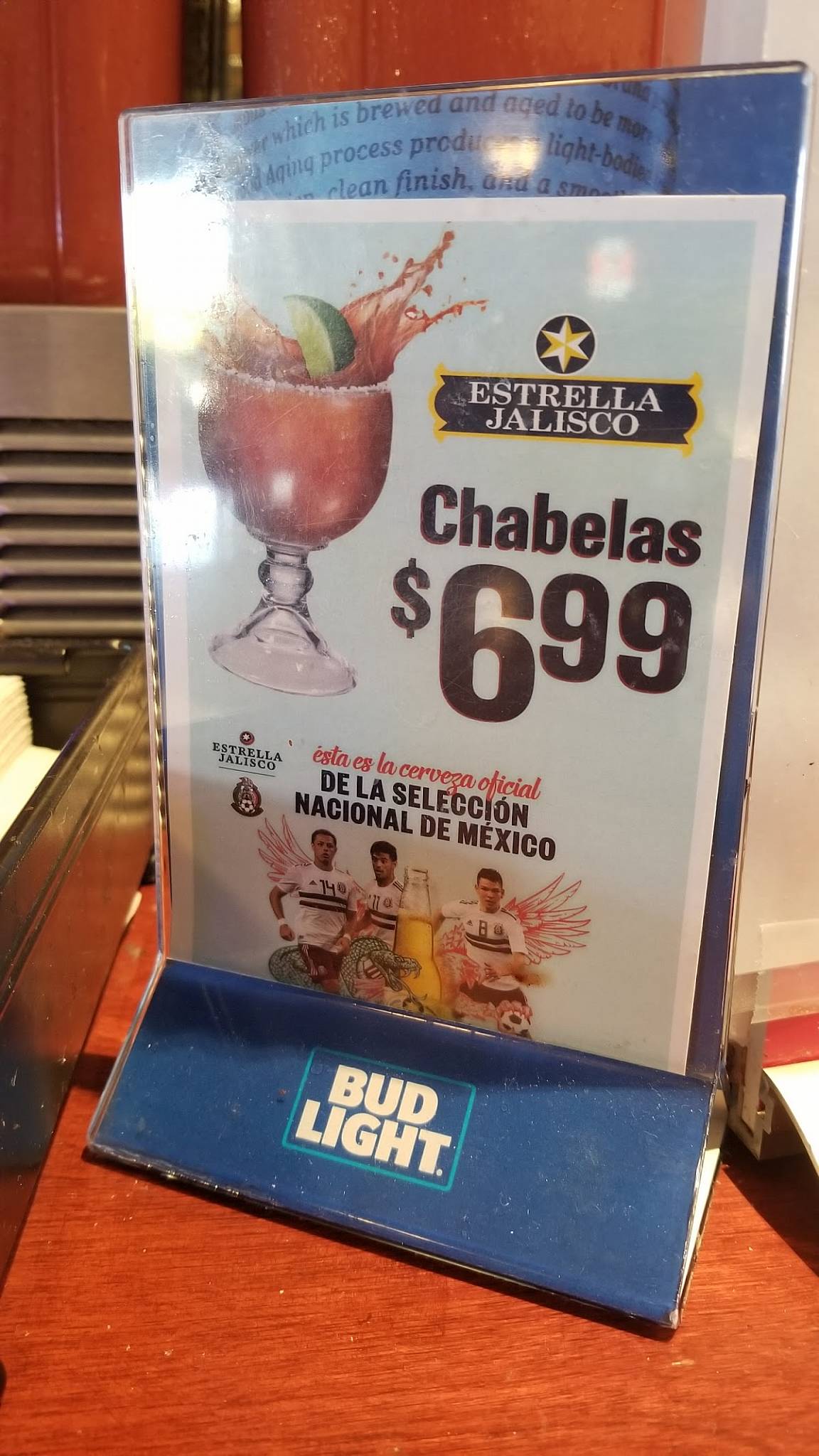Menu at Santa Fe Restaurant, Cathedral City