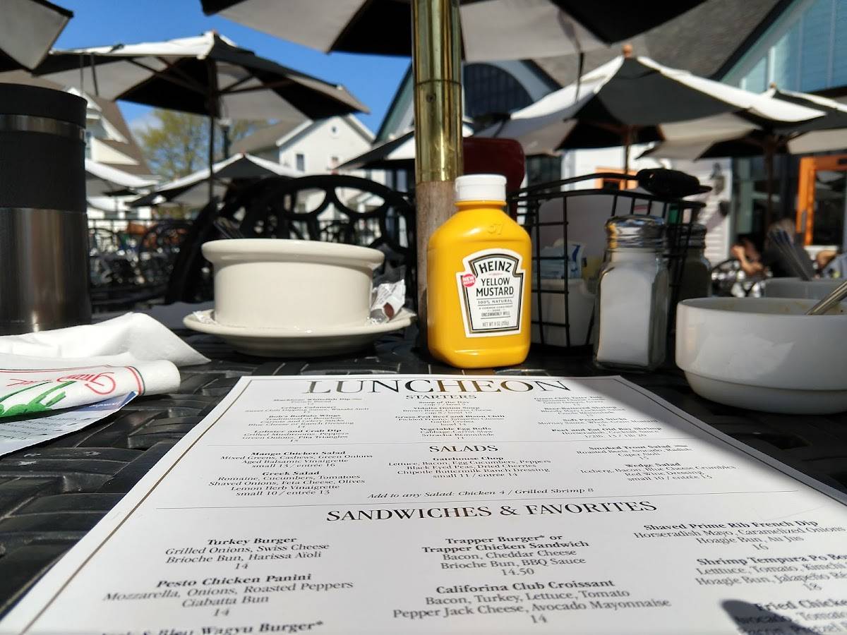 Menu at The Gate House restaurant, Mackinac Island