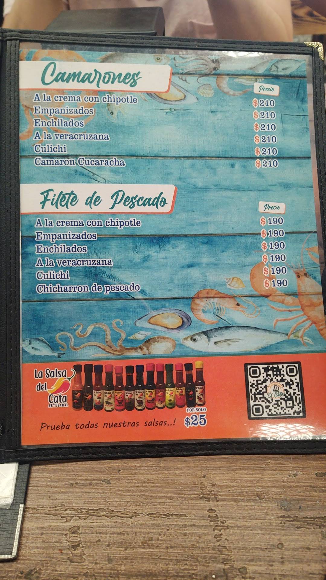 Menu at Rústico Gastro Park restaurant, Tijuana