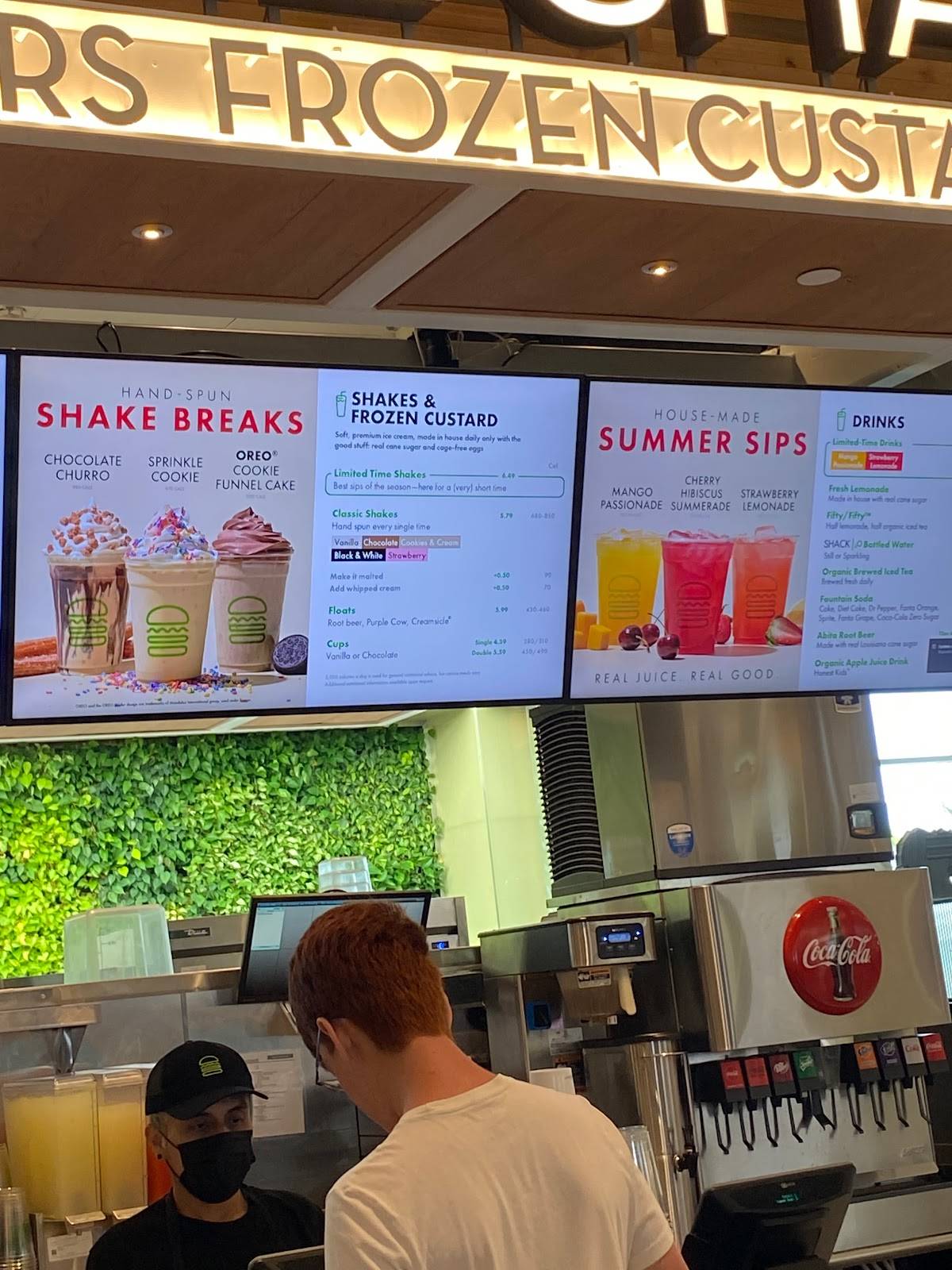 Menu at Shake Shack Del Amo Fashion Center fast food, Torrance