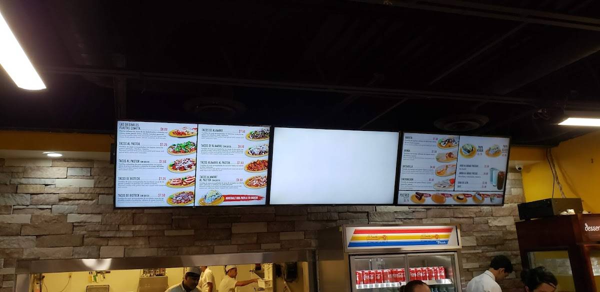 Menu at Taqueria El Cometa restaurant, El Paso, N Mesa St