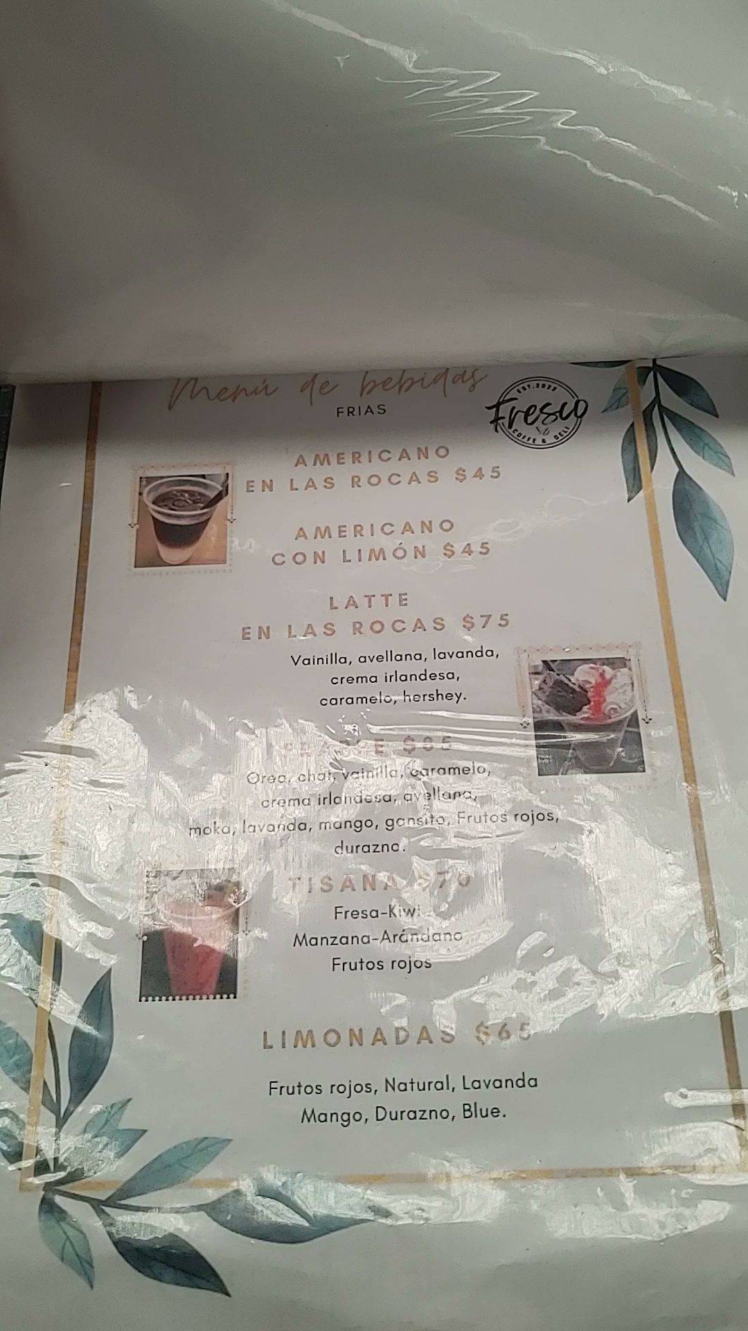 Menu at Rústico Gastro Park restaurant, Tijuana