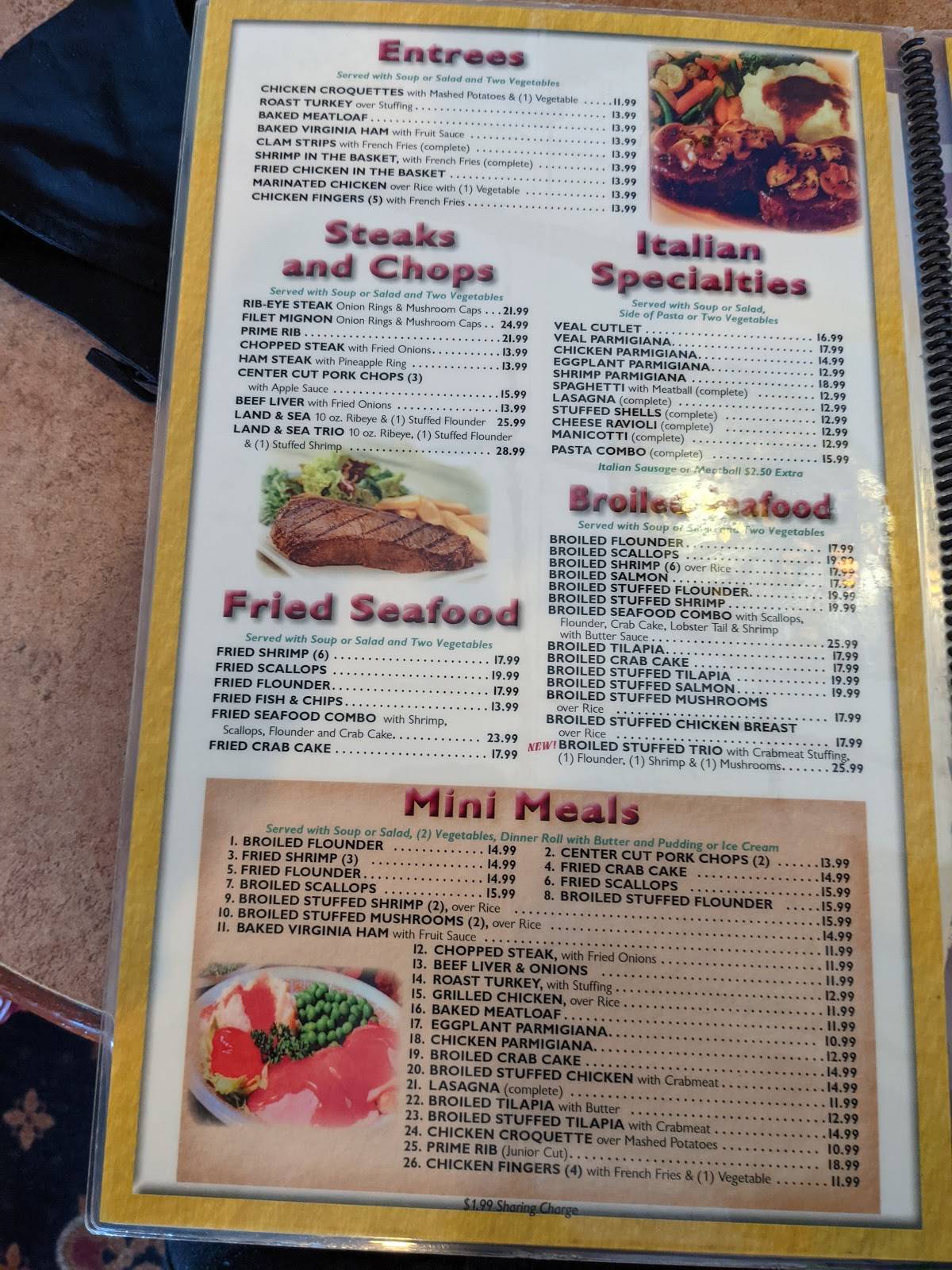 Menu at Woodstown Diner pub & bar, Woodstown, 16 East Ave