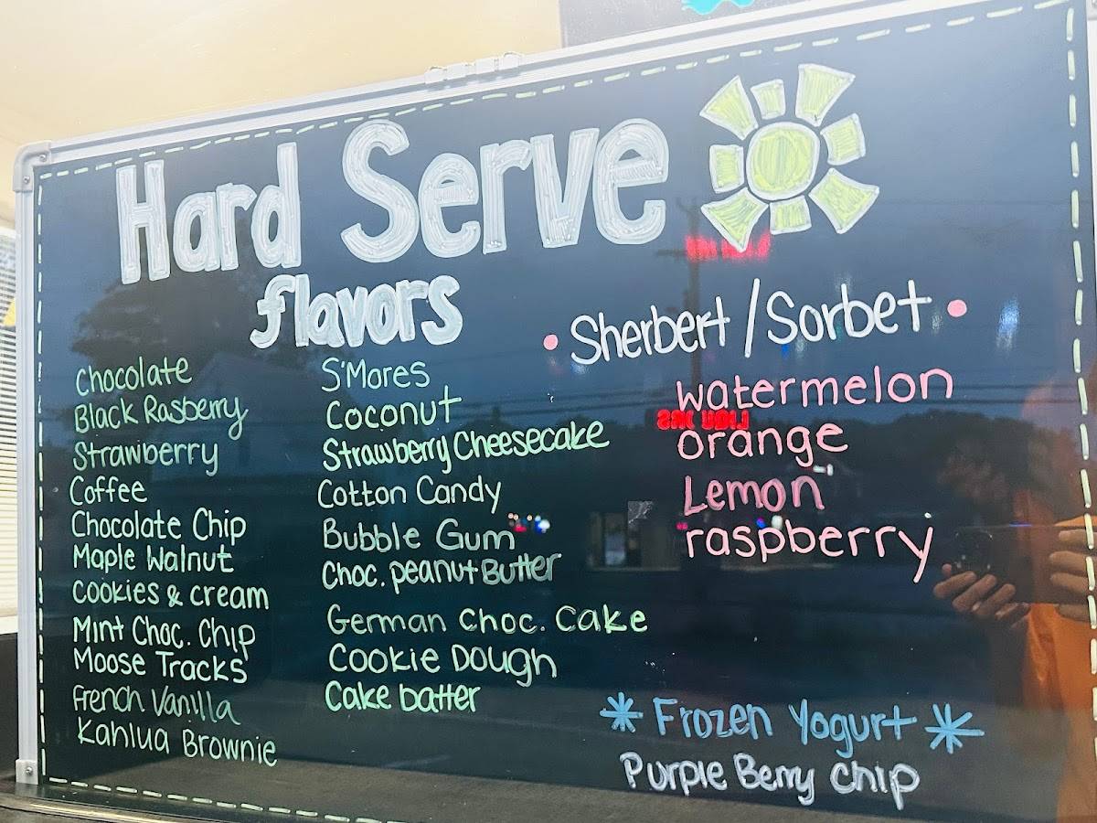 Menu at Carol's Dairy Bar, Fitchburg