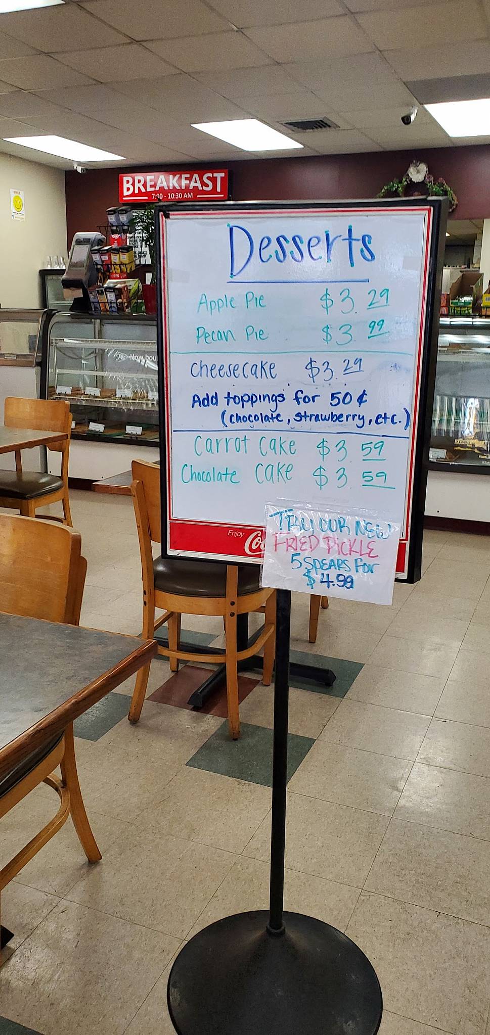 Menu at Dave's Bakery & Deli, Independence