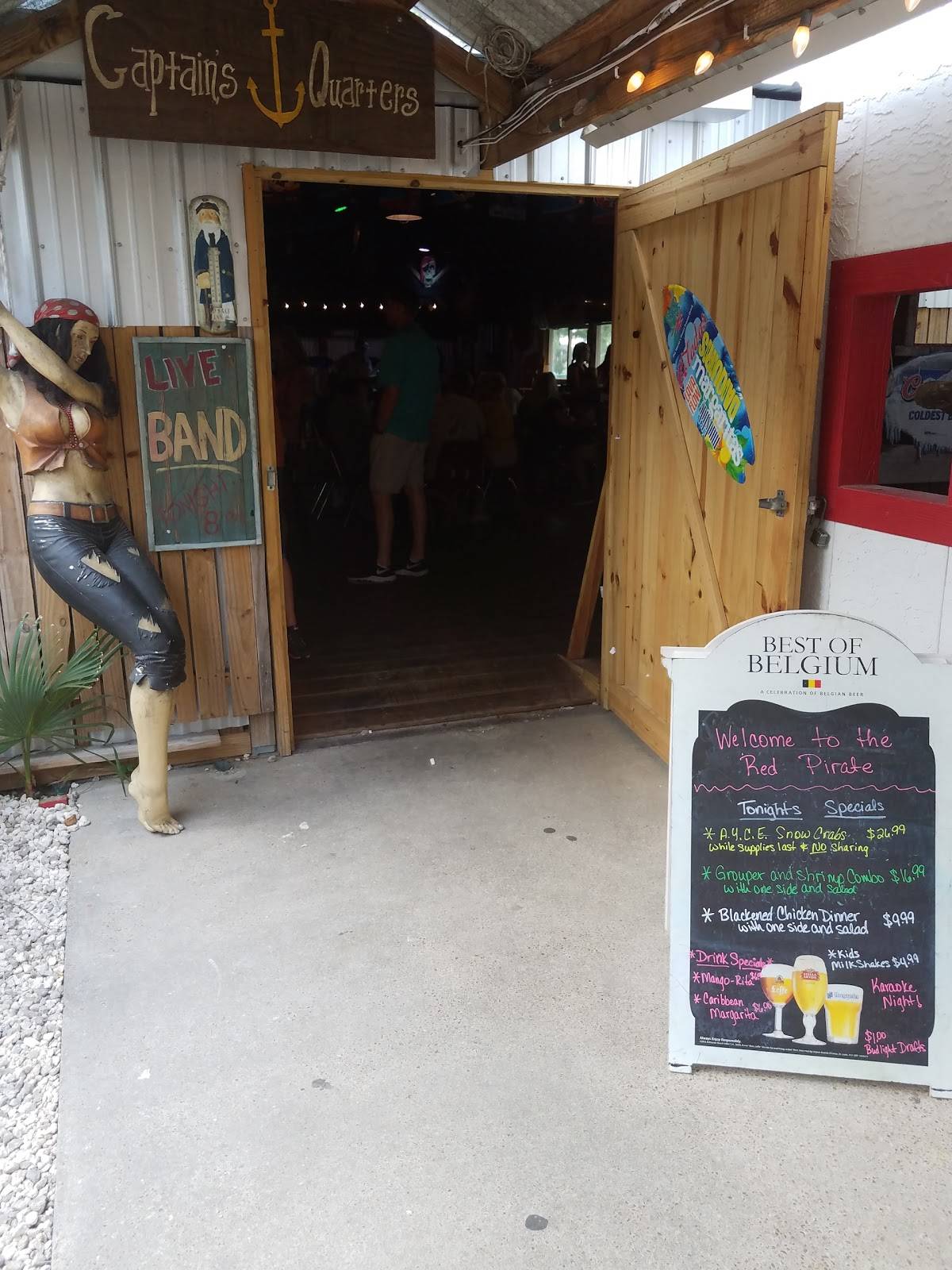 Menu at Red Pirate Family Grill & Oyster Bar, Eastpoint