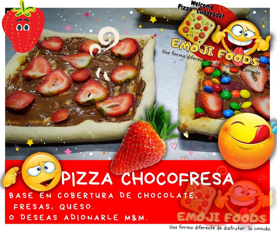 Menu at Emoji Foods pizzeria, Bogotá