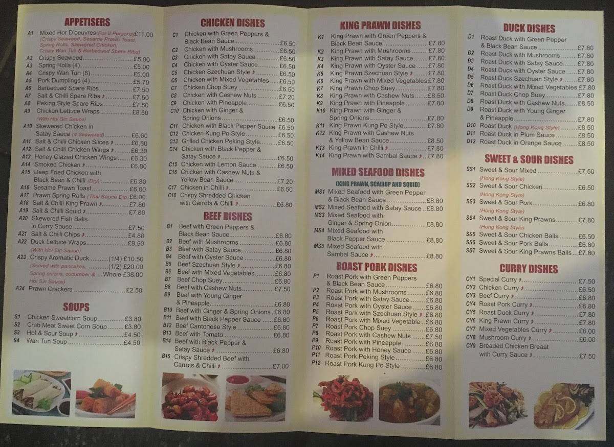 Menu At Famous House Fast Food, Thame