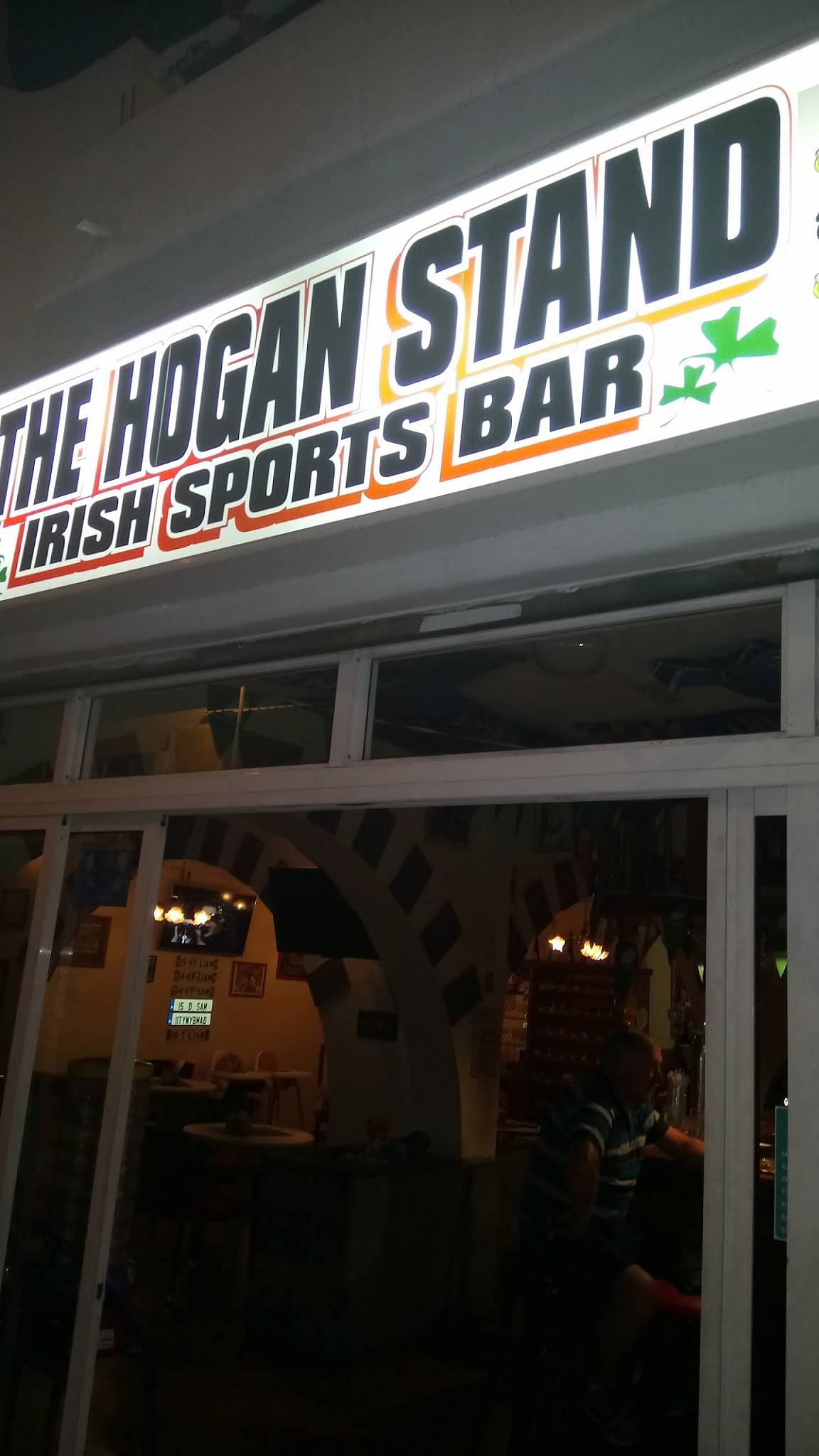 Menu at Hogan Stand Irish Bar, Tías