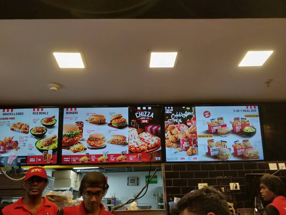 Menu at KFC, Thiruvalla, No 10 & 11