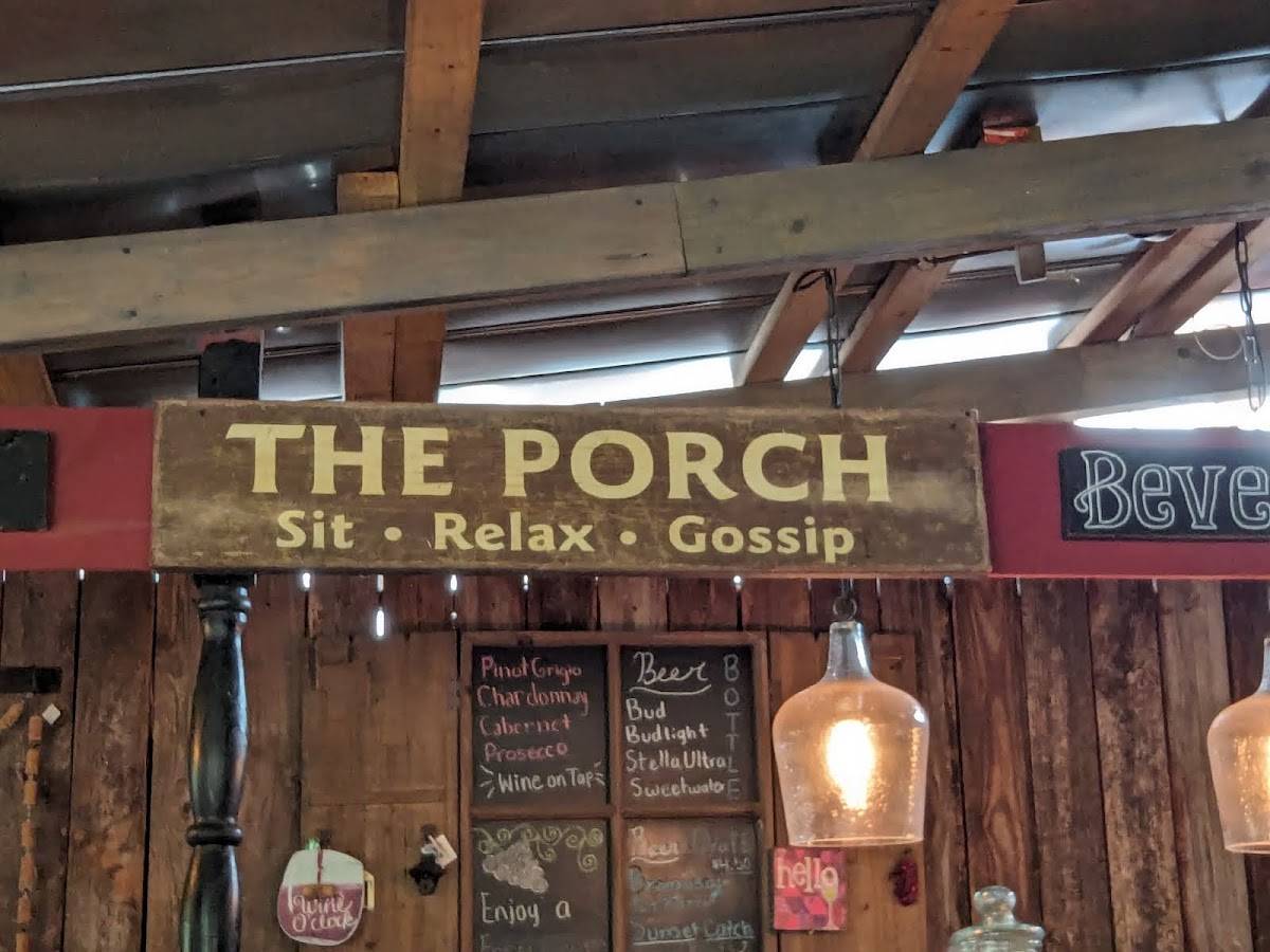 Menu at The Back Porch Restaurant, Lake Alfred, 115 Co Rd 557A