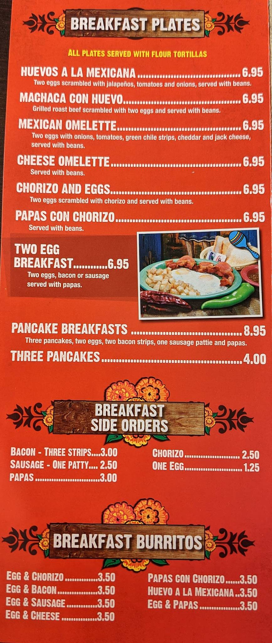 Menu at Los Compas Restaurant, Las Cruces, Commerce Dr C