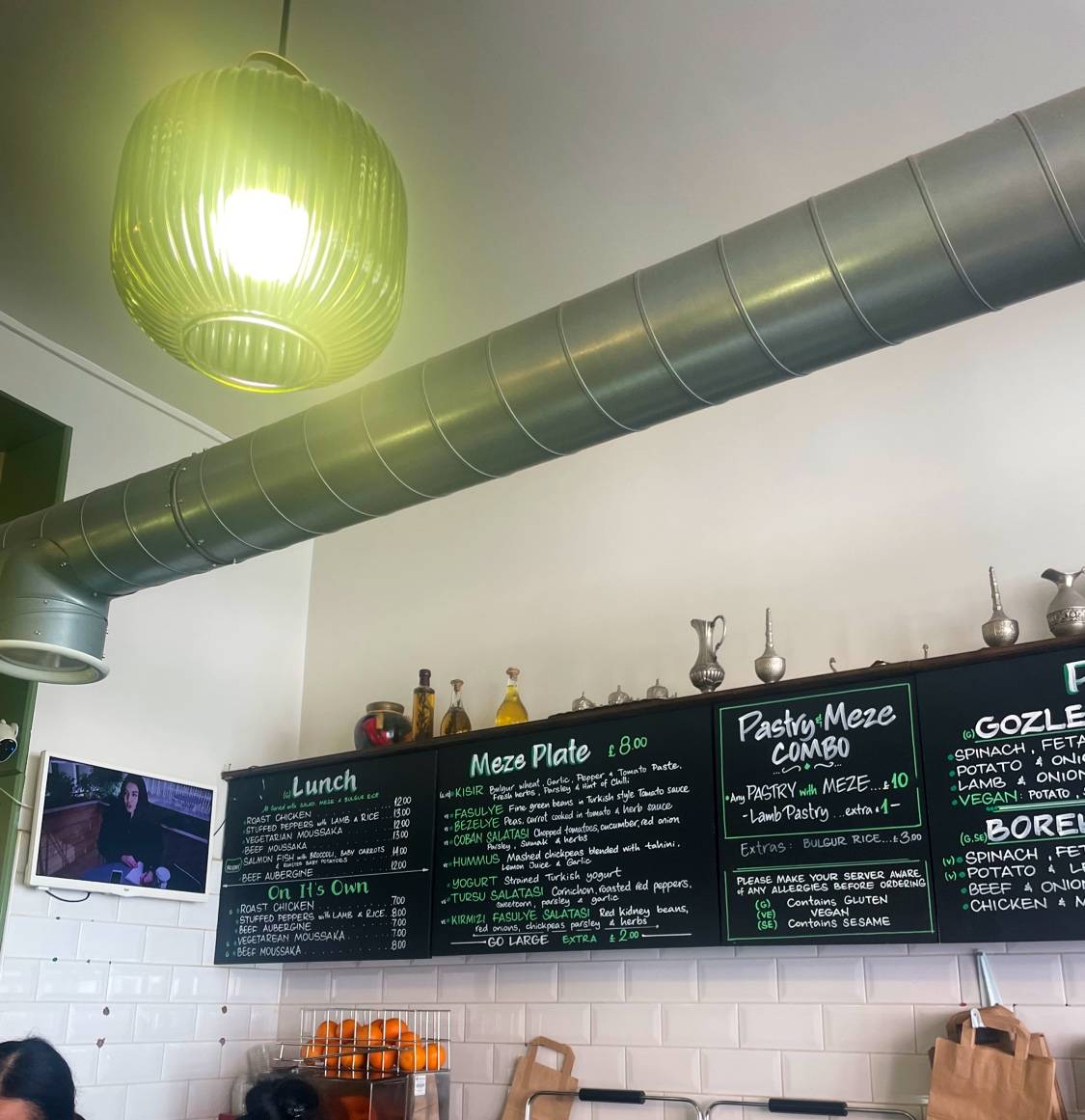 Menu at Pitted Olive Cafe Restaurant, London