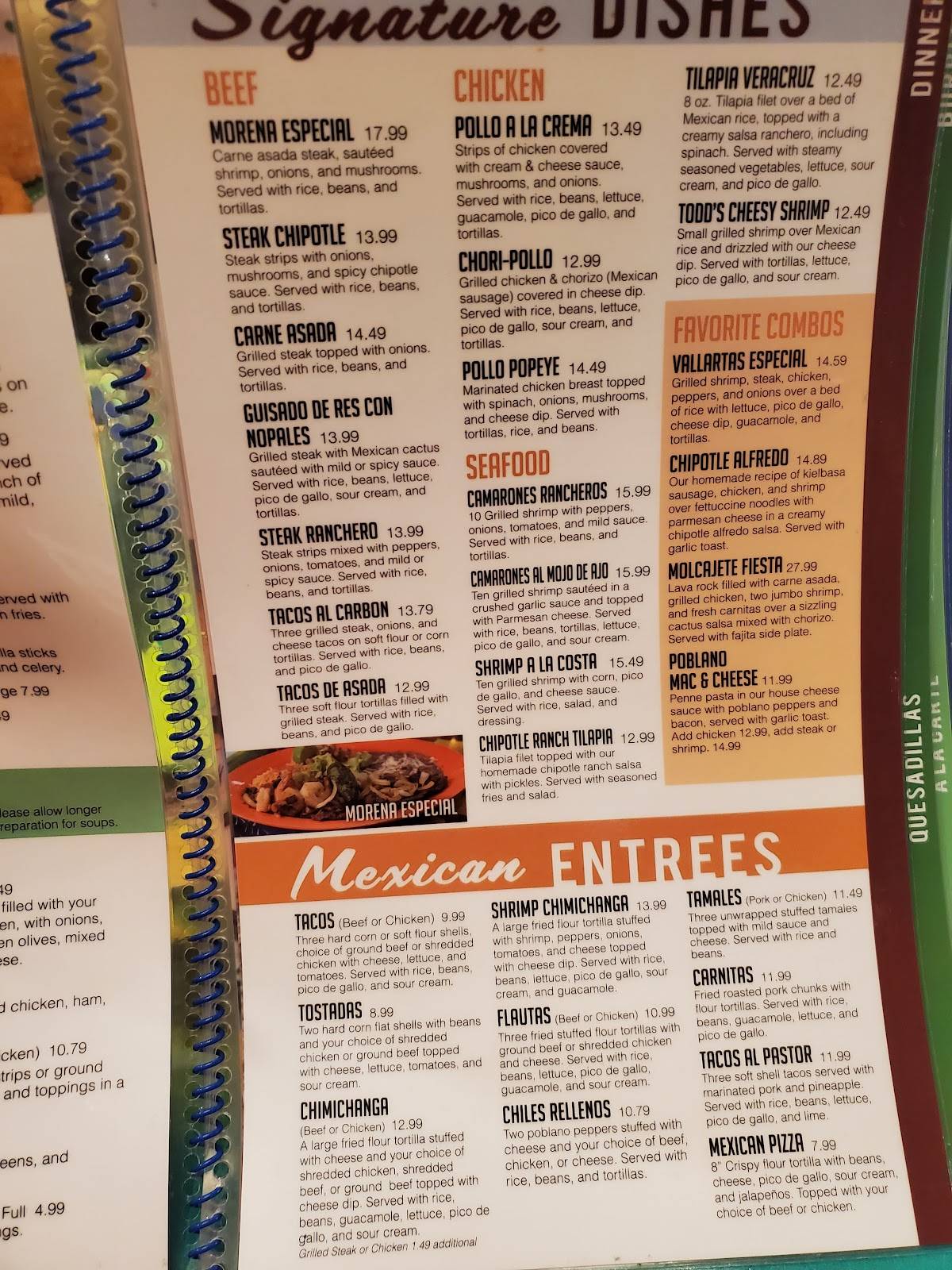 Menu at La Plaza F!esta restaurant, Madelia