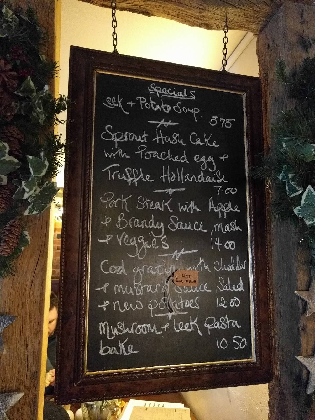 Menu at The Bat & Ball Freehouse pub & bar, Farnham