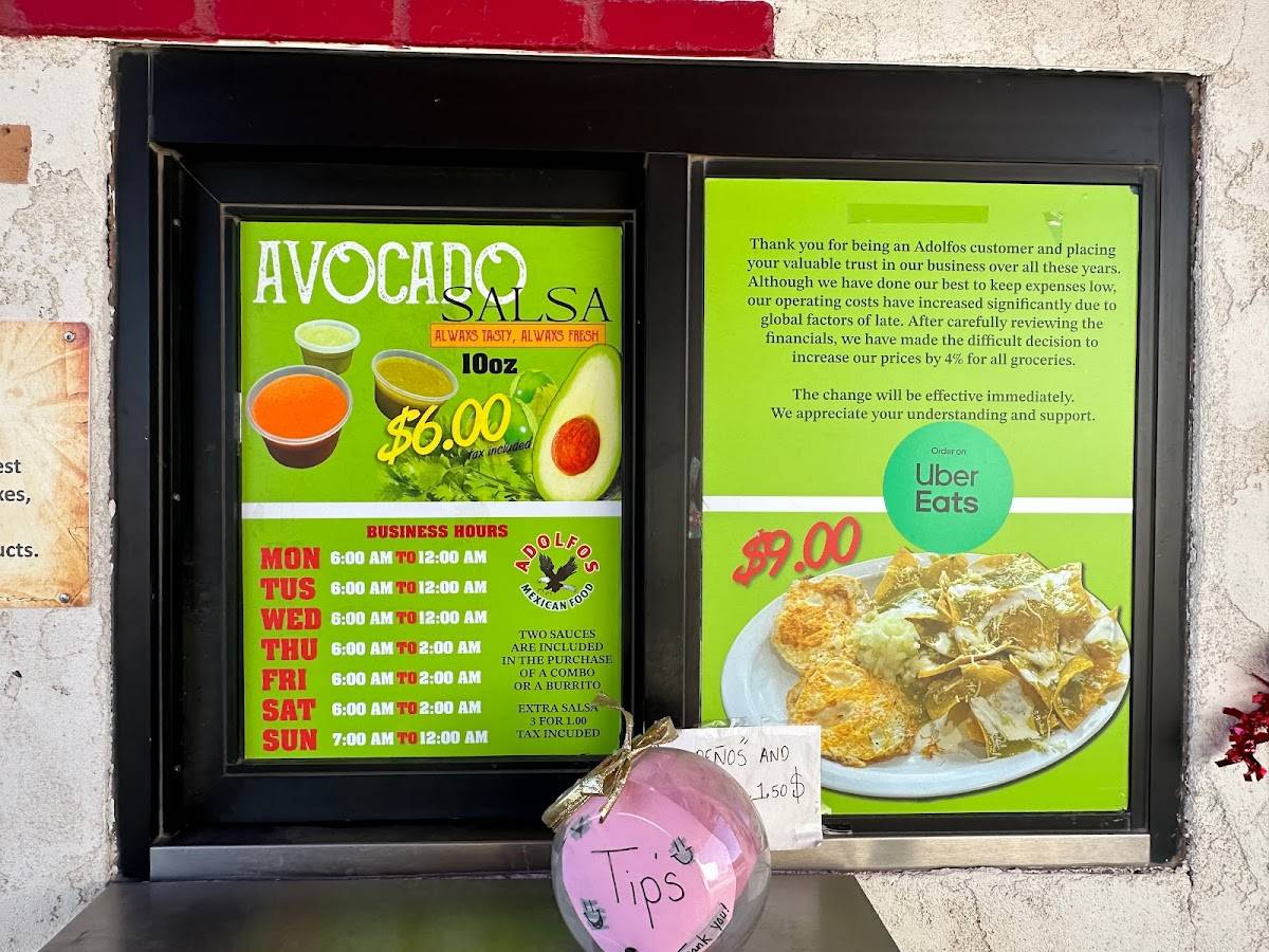 Adolfos Mexican Food Menu A Culinary Journey of Flavors and Traditions