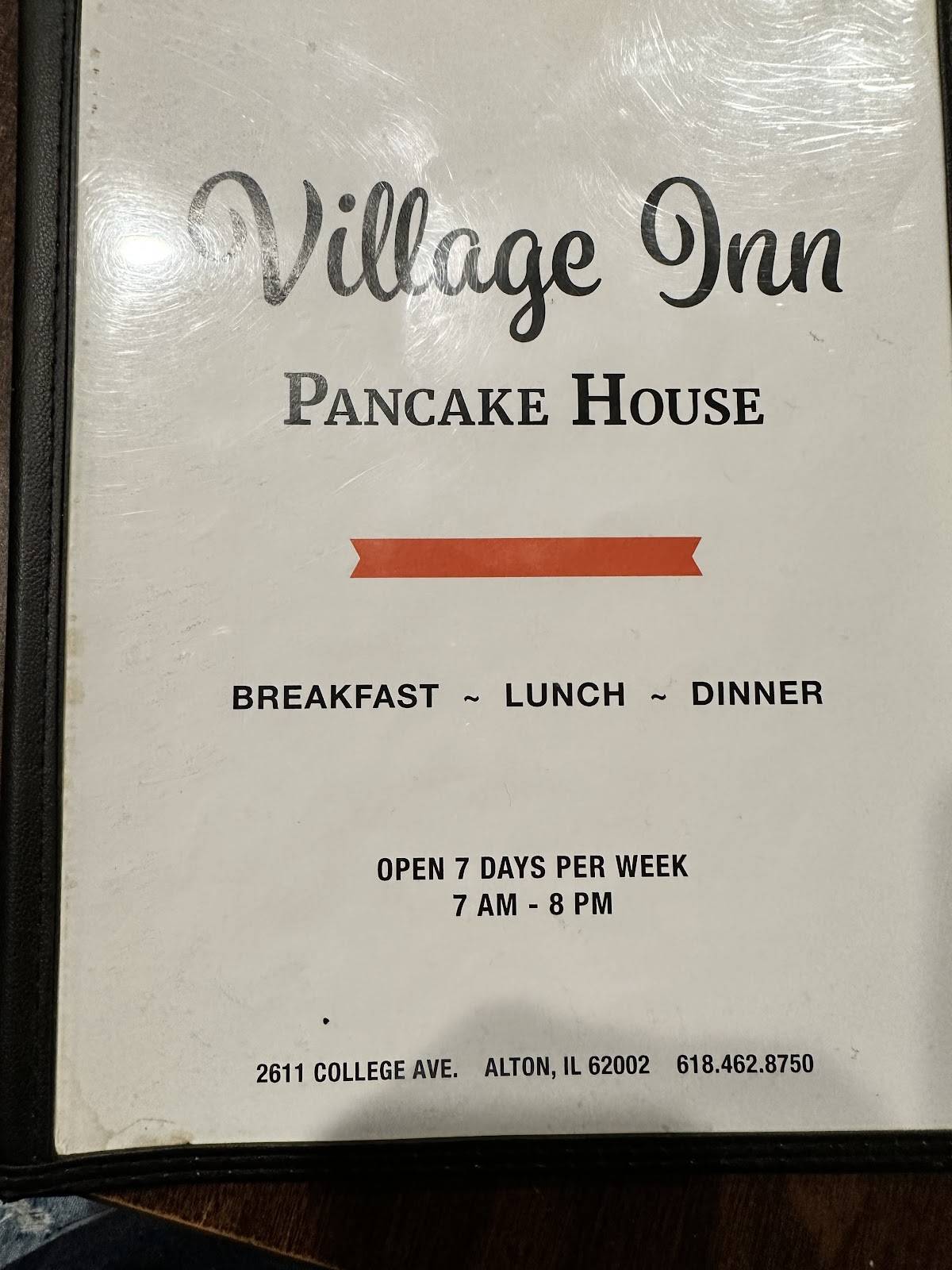 Menu at Alton Village Inn Pancake House restaurant, Alton
