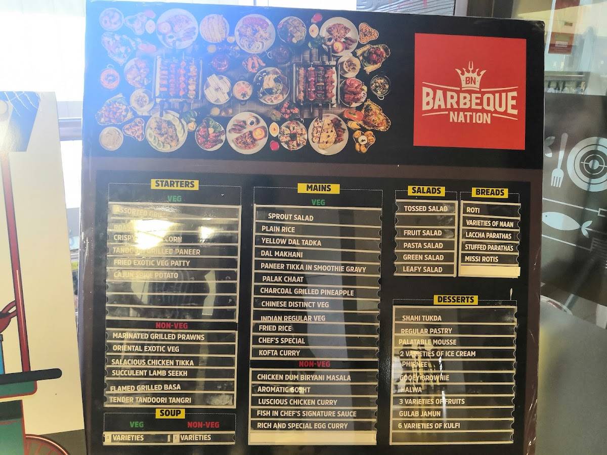 Menu at Barbeque Nation Panipat Mitall's Mega Mall, Panipat