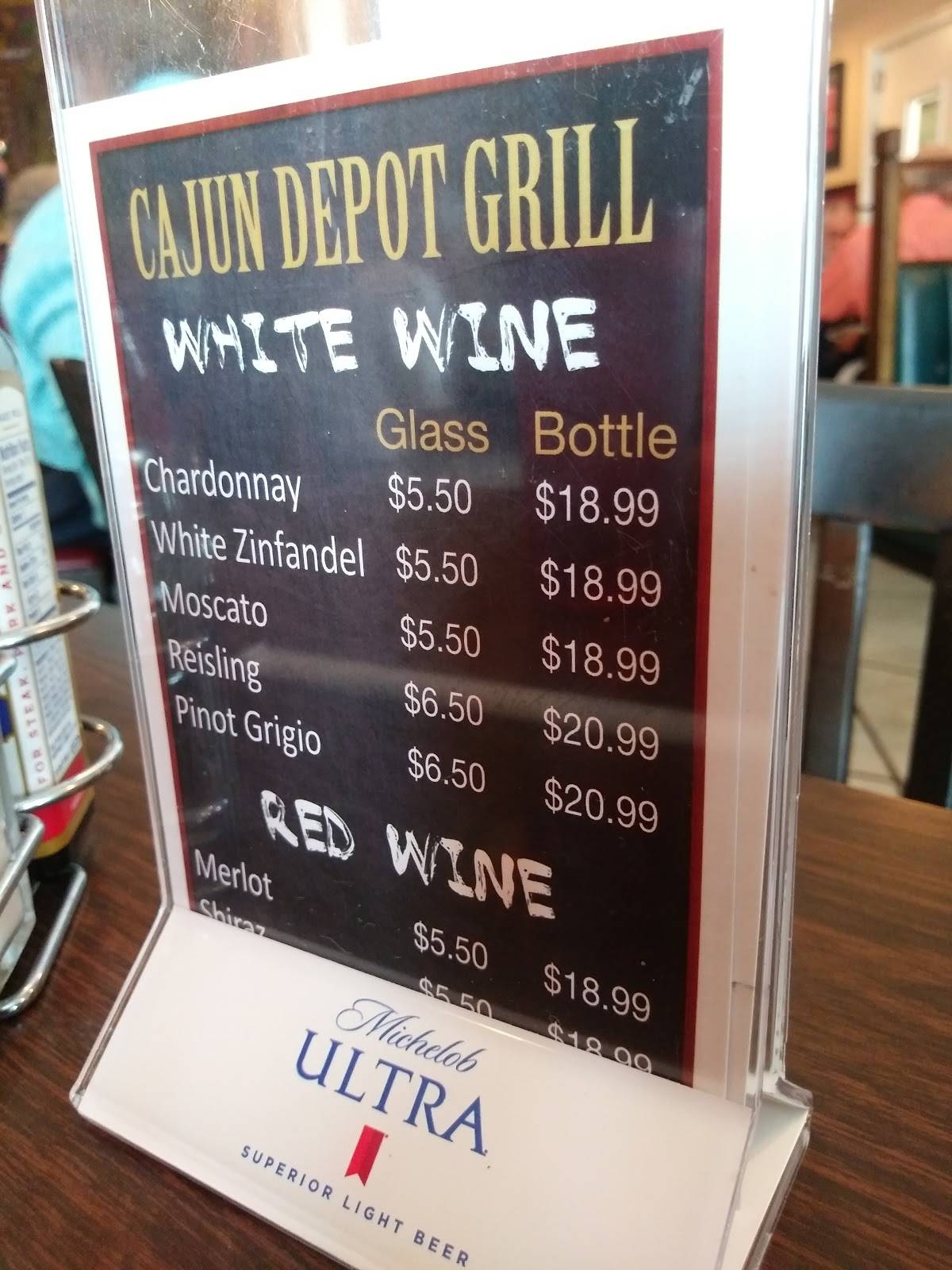 Menu at Cajun Depot Grill restaurant, Ellijay