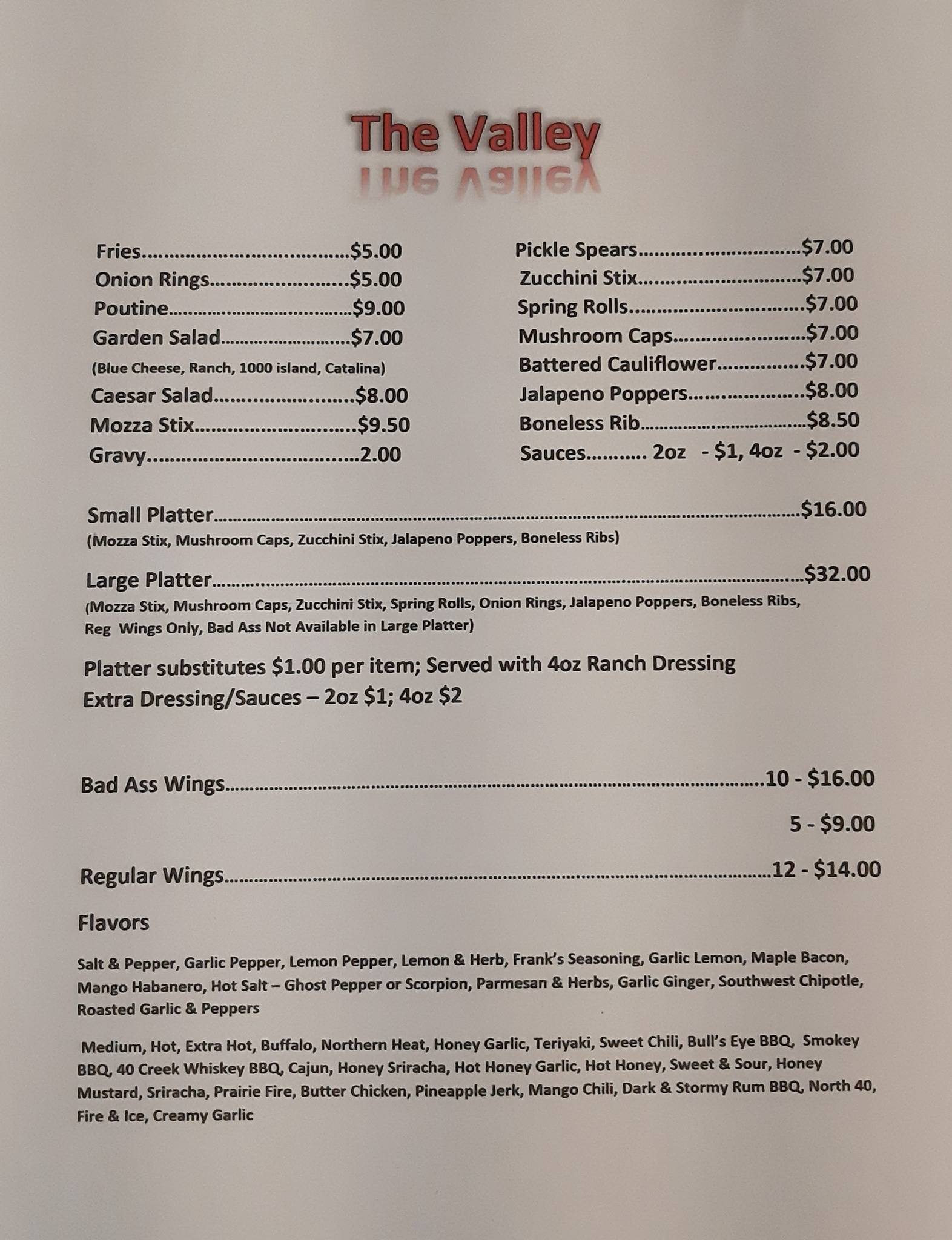 Menu at Carbon Valley Hotel pub & bar, Carbon