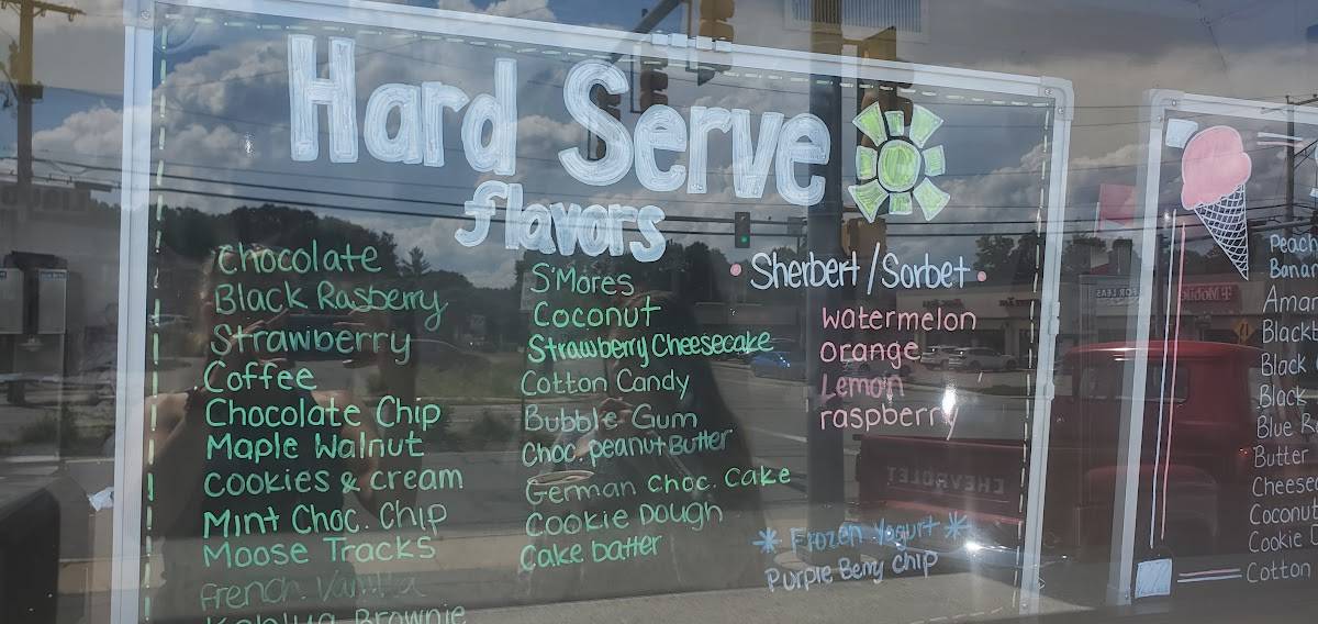Menu at Carol's Dairy Bar, Fitchburg