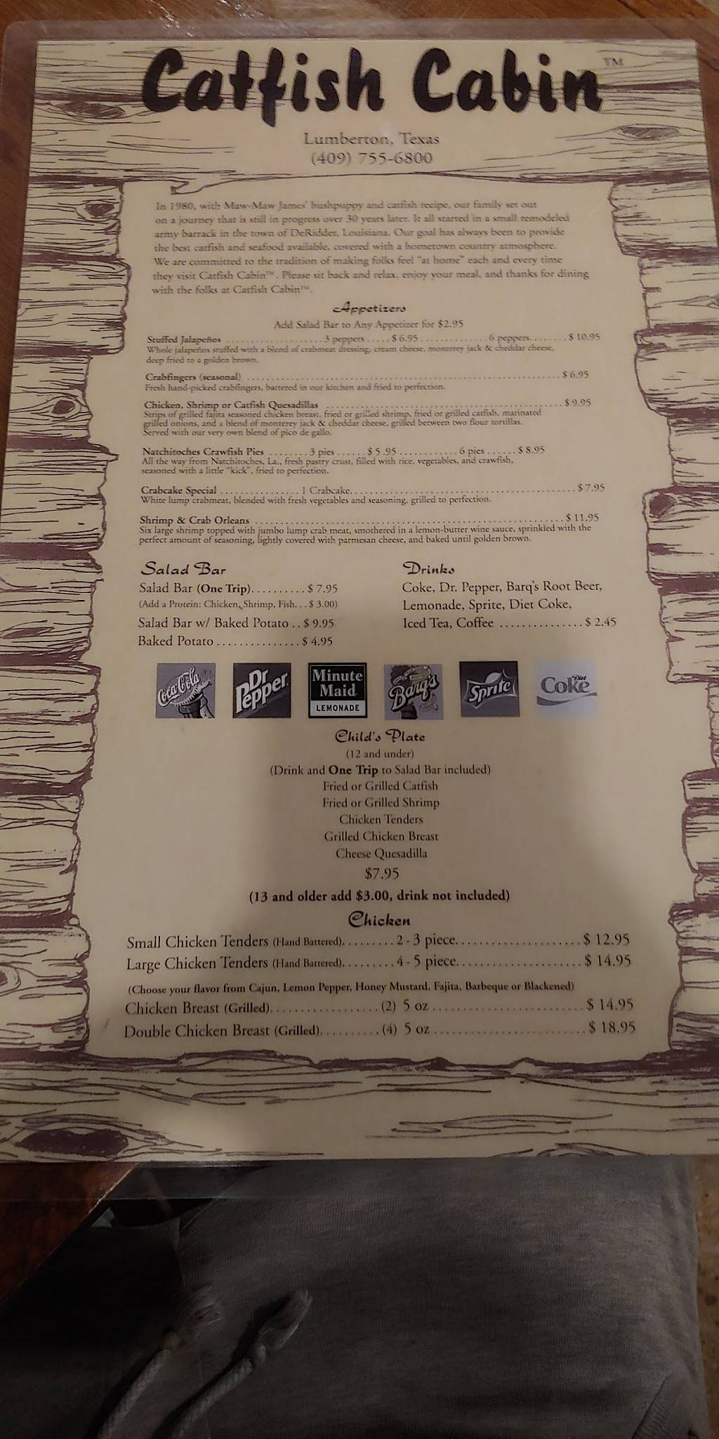 Menu at Nice Guy Ricky’s American Grill of Lumberton restaurant